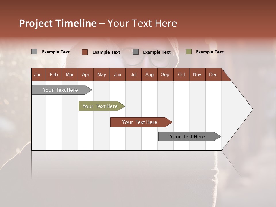 A Man And Woman Are Posing For A Picture PowerPoint Template