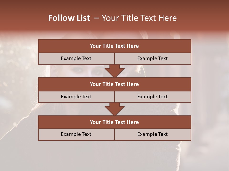 A Man And Woman Are Posing For A Picture PowerPoint Template