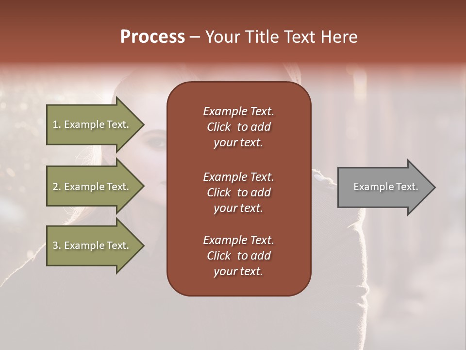 A Man And Woman Are Posing For A Picture PowerPoint Template