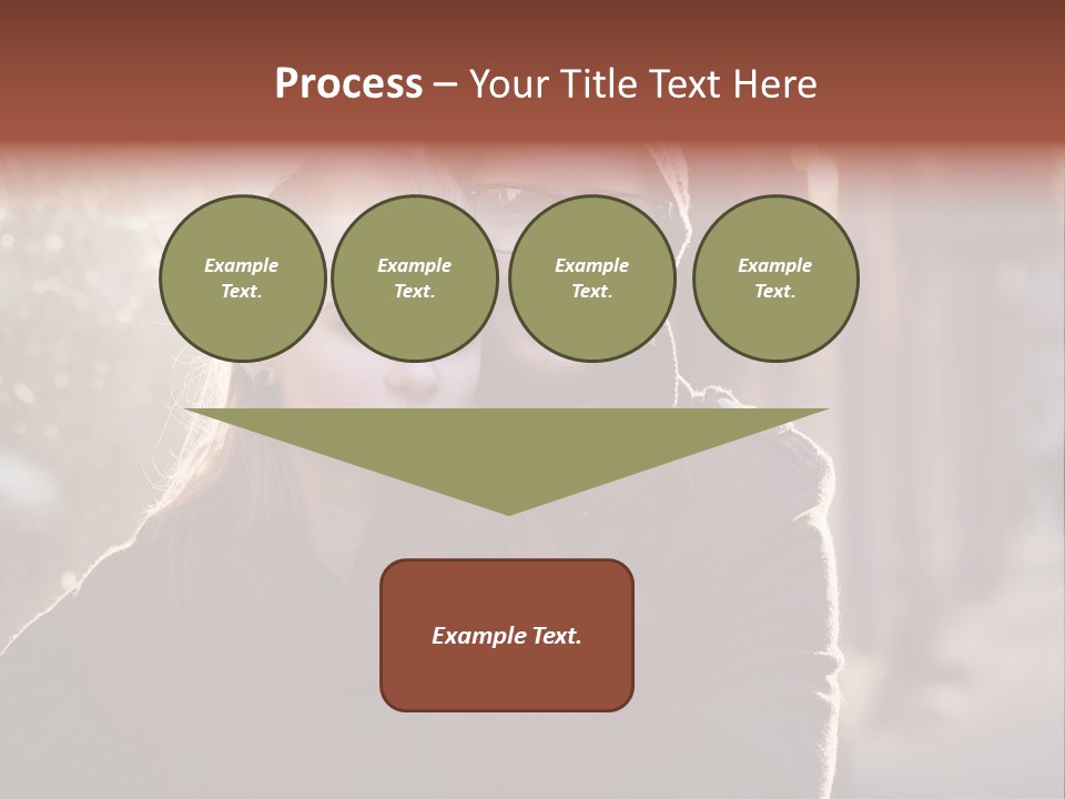 A Man And Woman Are Posing For A Picture PowerPoint Template