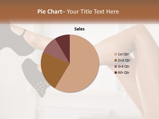 A Woman's Legs With Black Shoes And Heels PowerPoint Template