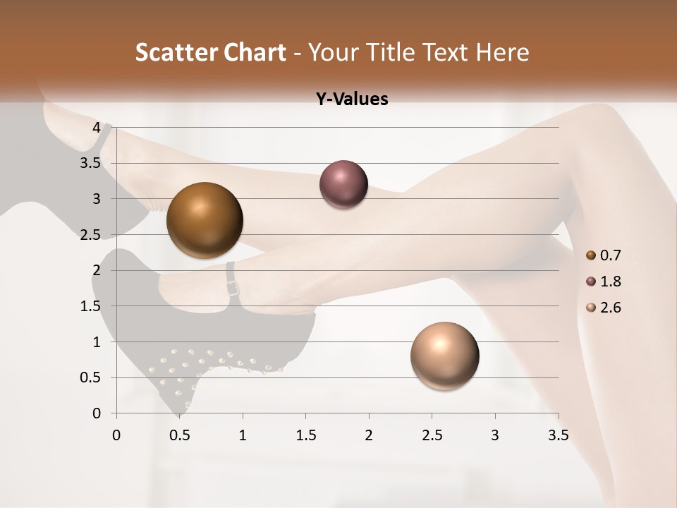 A Woman's Legs With Black Shoes And Heels PowerPoint Template