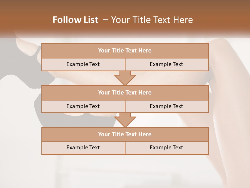A Woman's Legs With Black Shoes And Heels PowerPoint Template
