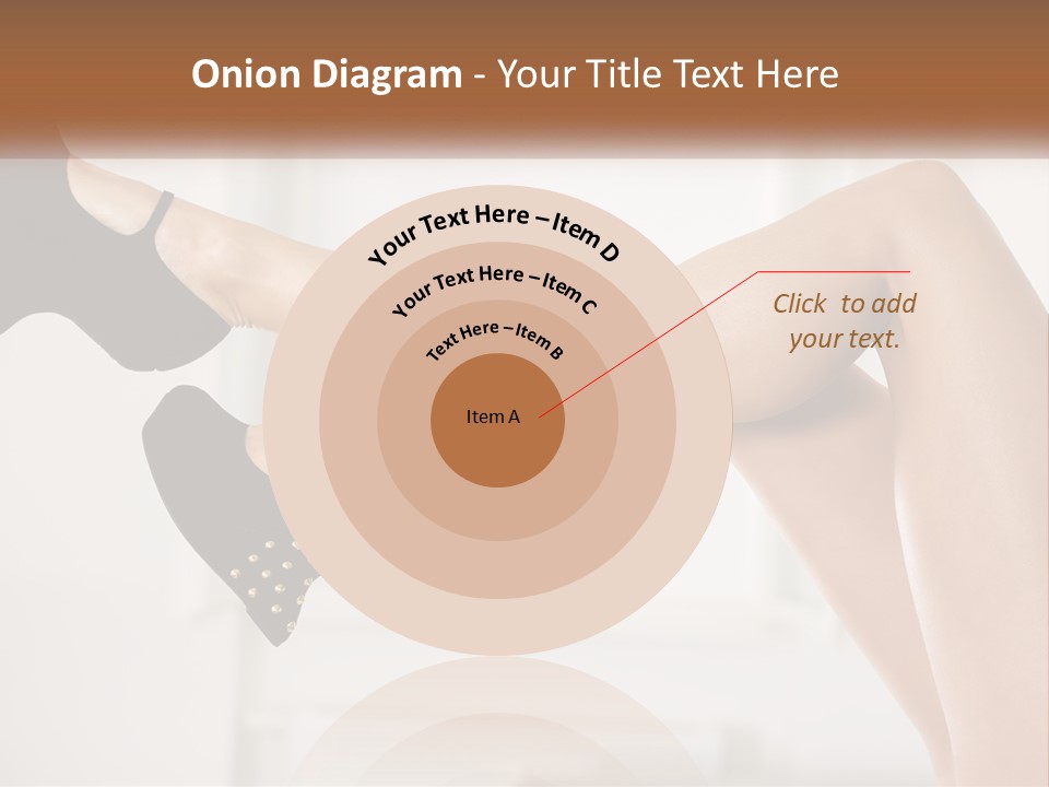 A Woman's Legs With Black Shoes And Heels PowerPoint Template