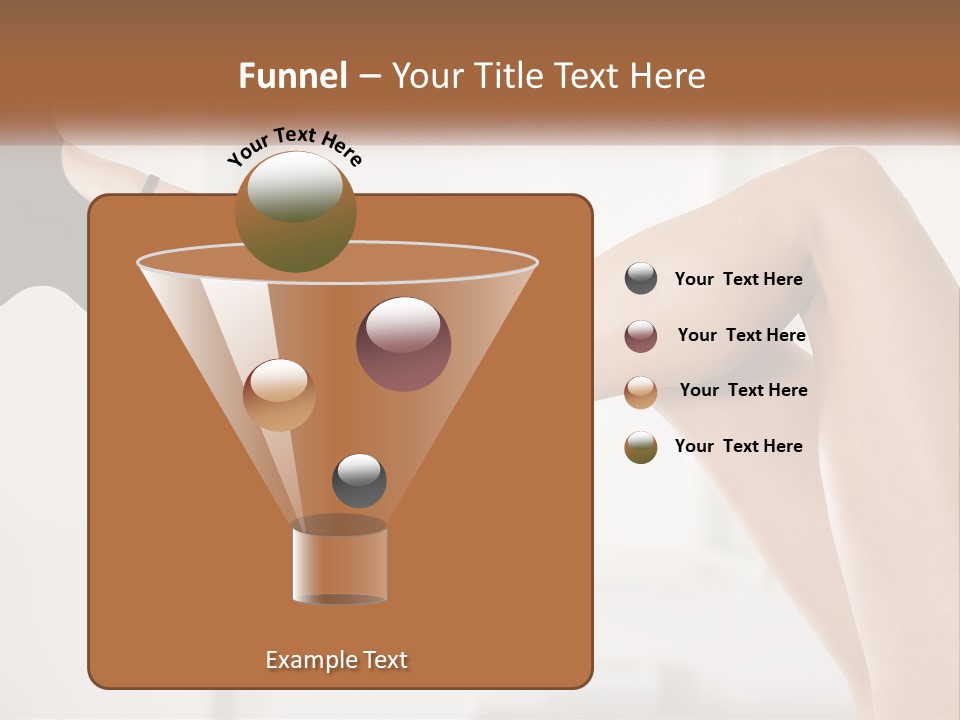 A Woman's Legs With Black Shoes And Heels PowerPoint Template