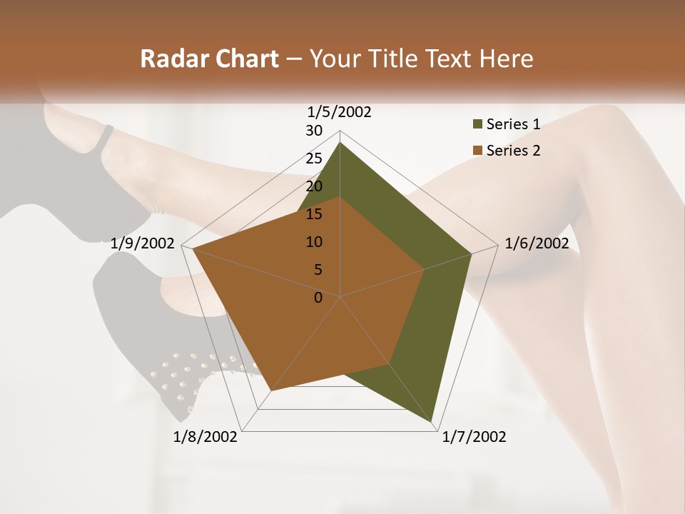 A Woman's Legs With Black Shoes And Heels PowerPoint Template