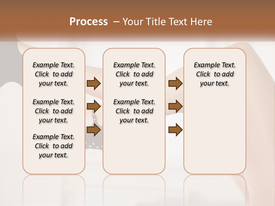 A Woman's Legs With Black Shoes And Heels PowerPoint Template