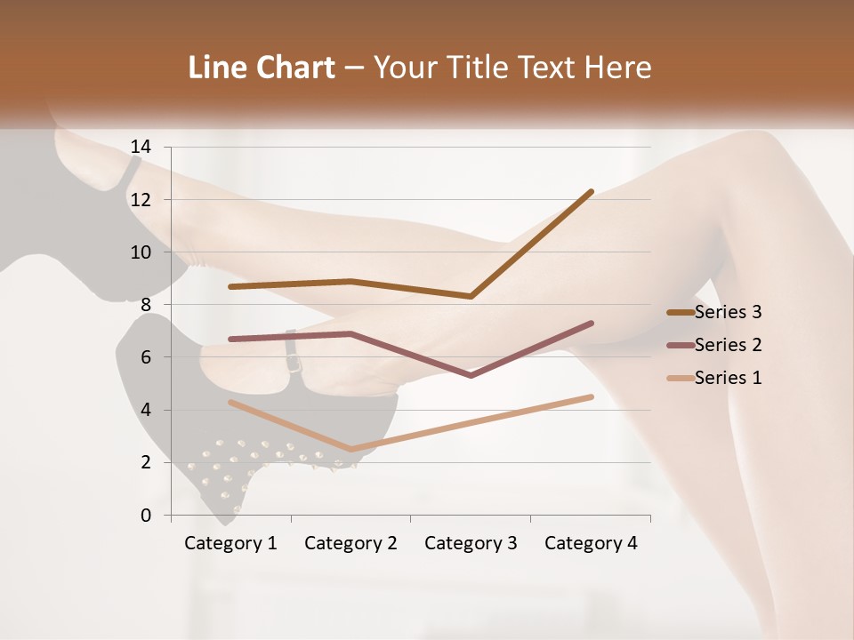 A Woman's Legs With Black Shoes And Heels PowerPoint Template
