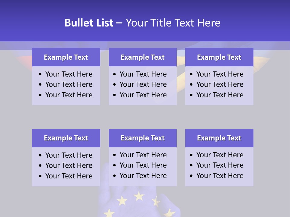 A Group Of Hands Painted With The Colors Of The Flag Of The Country Of Ukraine PowerPoint Template