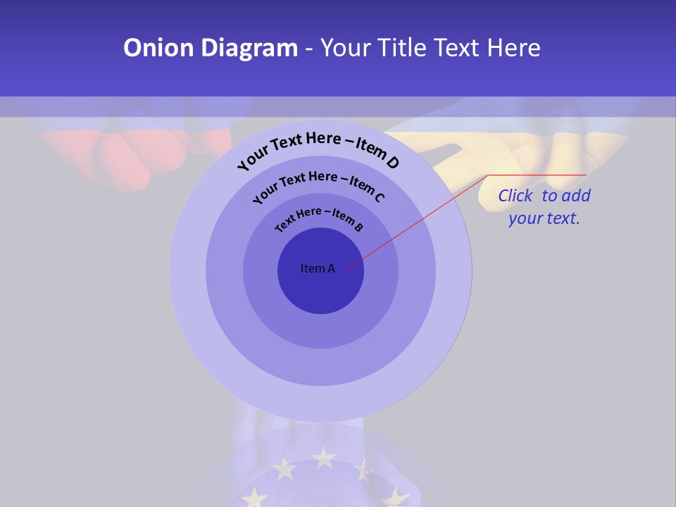 A Group Of Hands Painted With The Colors Of The Flag Of The Country Of Ukraine PowerPoint Template