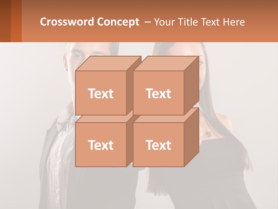 A Man And A Woman Giving Thumbs Up PowerPoint Template