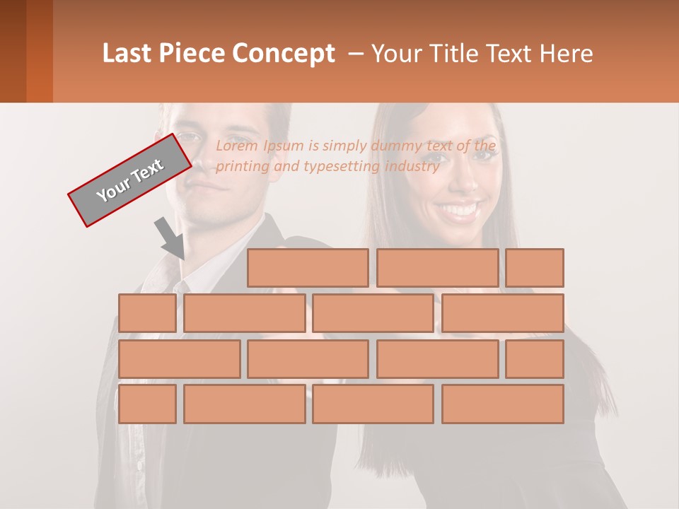 A Man And A Woman Giving Thumbs Up PowerPoint Template