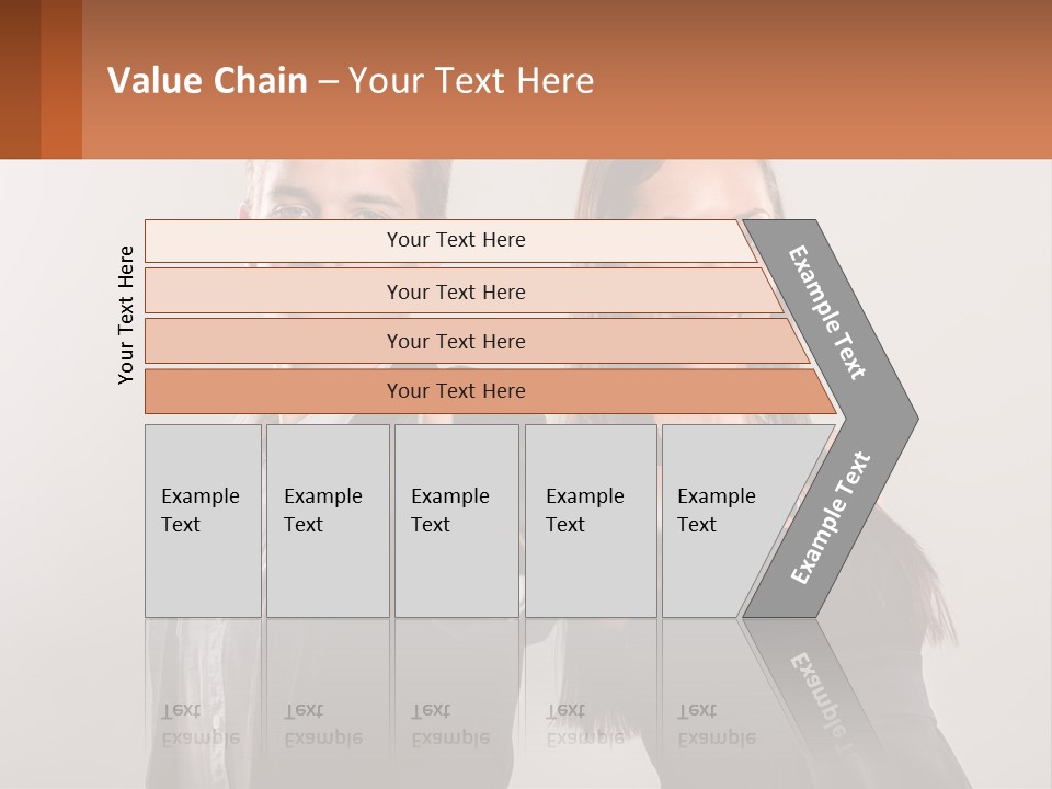 A Man And A Woman Giving Thumbs Up PowerPoint Template