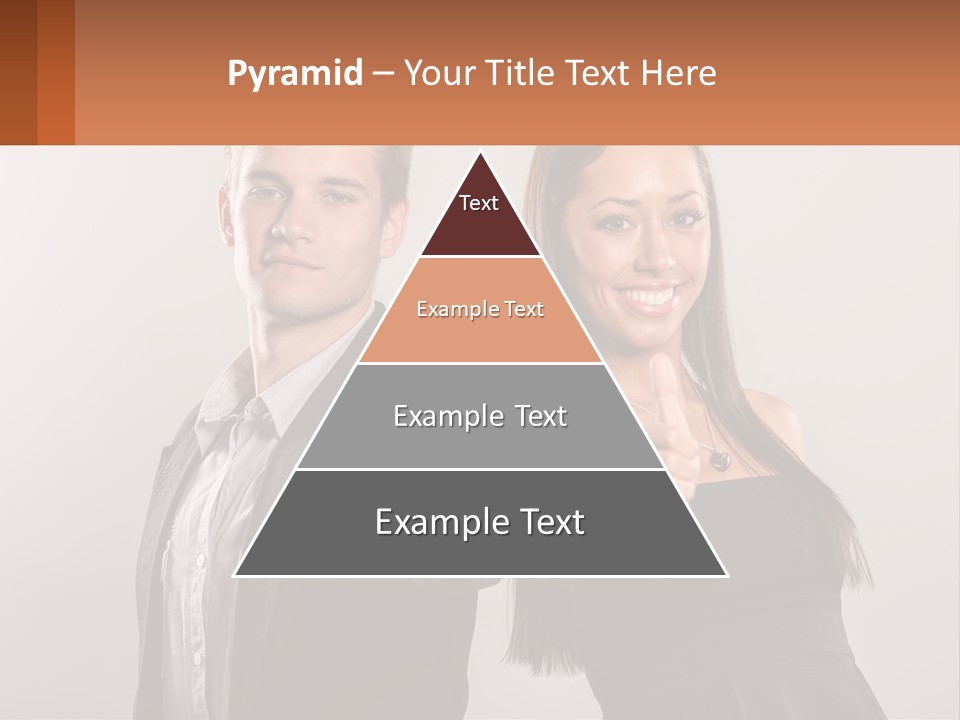 A Man And A Woman Giving Thumbs Up PowerPoint Template