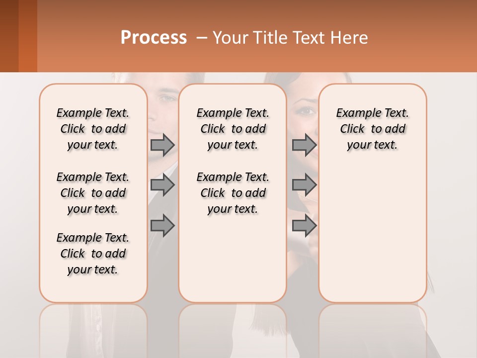 A Man And A Woman Giving Thumbs Up PowerPoint Template