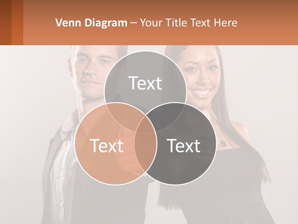 A Man And A Woman Giving Thumbs Up PowerPoint Template