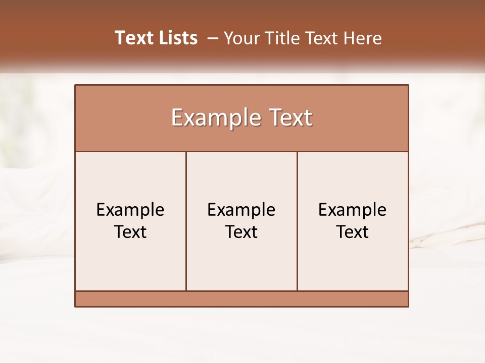 A Baby Laying On A Bed With A White Blanket PowerPoint Template