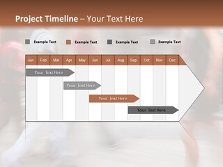 A Group Of People Walking Down A Street PowerPoint Template
