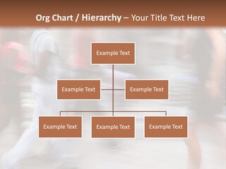 A Group Of People Walking Down A Street PowerPoint Template