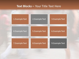 A Group Of People Walking Down A Street PowerPoint Template