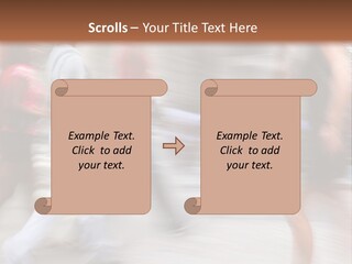 A Group Of People Walking Down A Street PowerPoint Template
