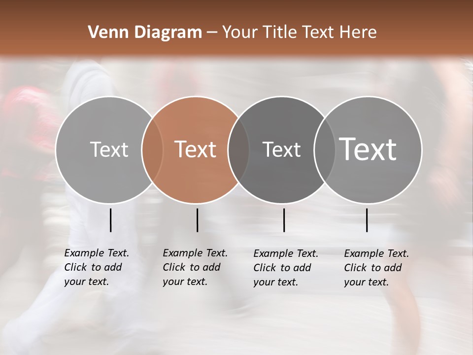 A Group Of People Walking Down A Street PowerPoint Template