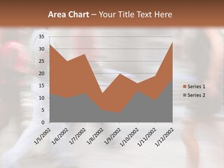 A Group Of People Walking Down A Street PowerPoint Template