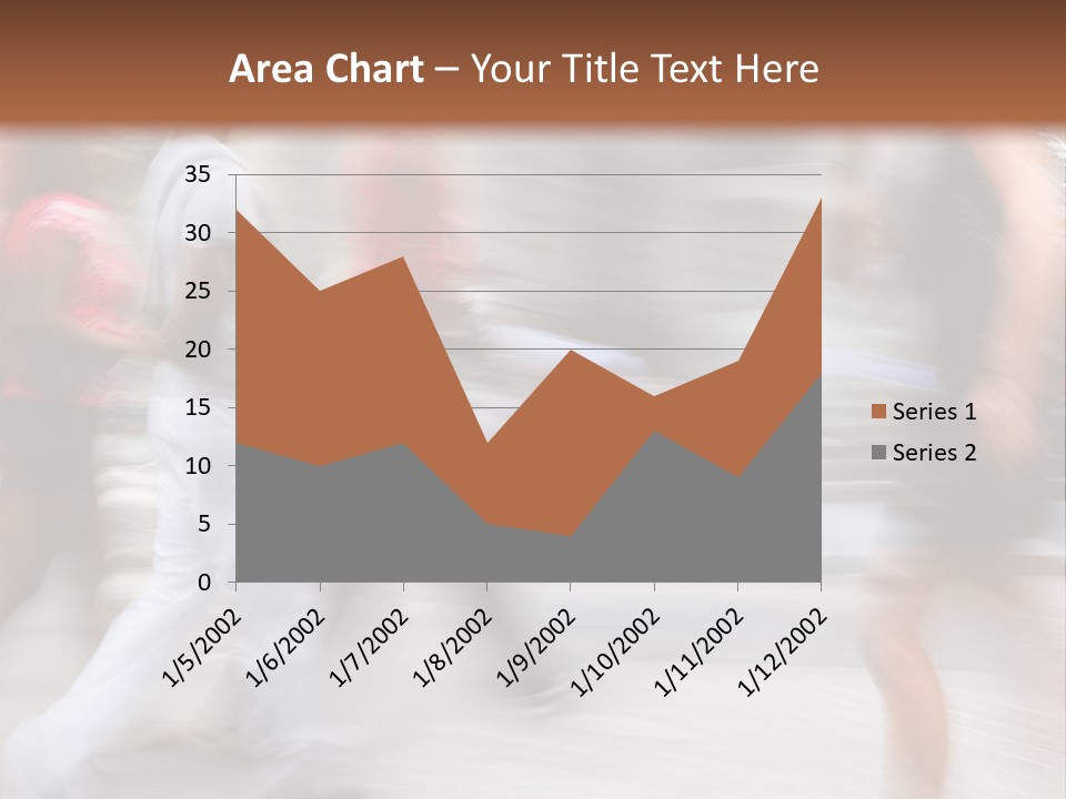 A Group Of People Walking Down A Street PowerPoint Template