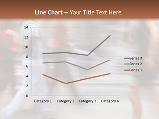 A Group Of People Walking Down A Street PowerPoint Template