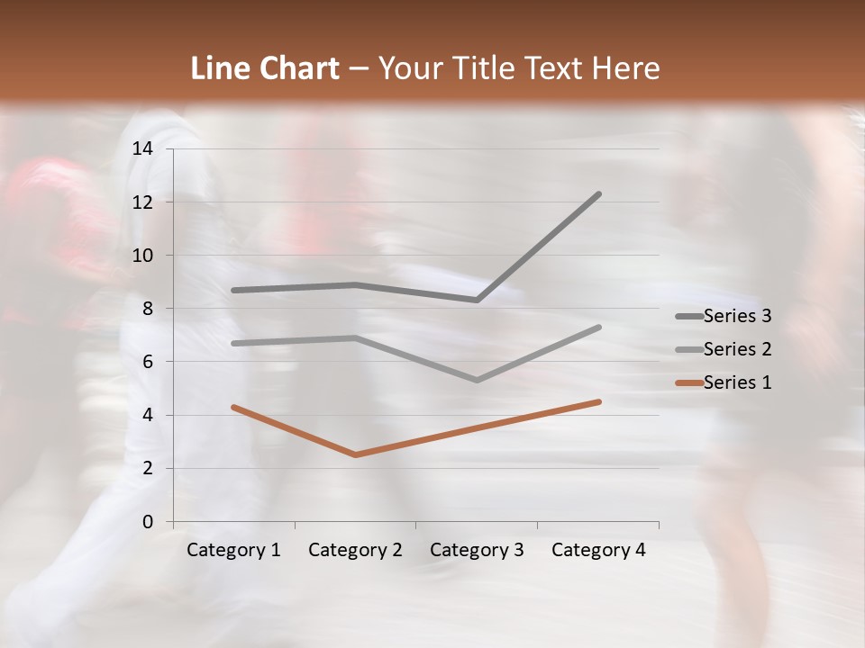 A Group Of People Walking Down A Street PowerPoint Template