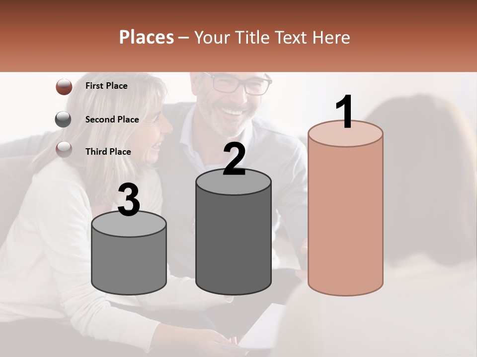 A Man And Woman Sitting On A Couch Talking To Each Other PowerPoint Template