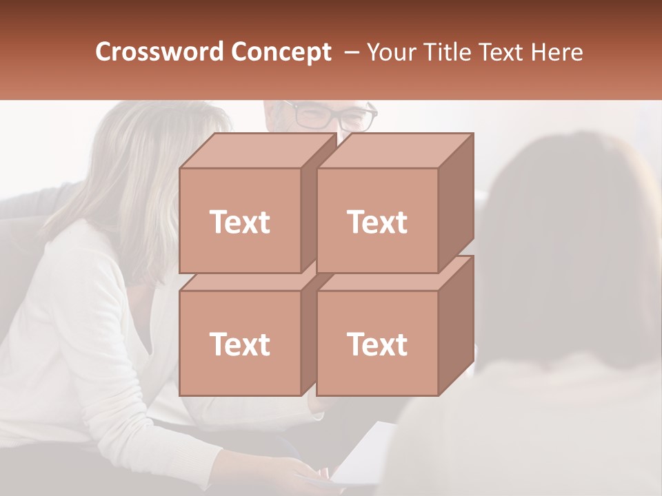 A Man And Woman Sitting On A Couch Talking To Each Other PowerPoint Template