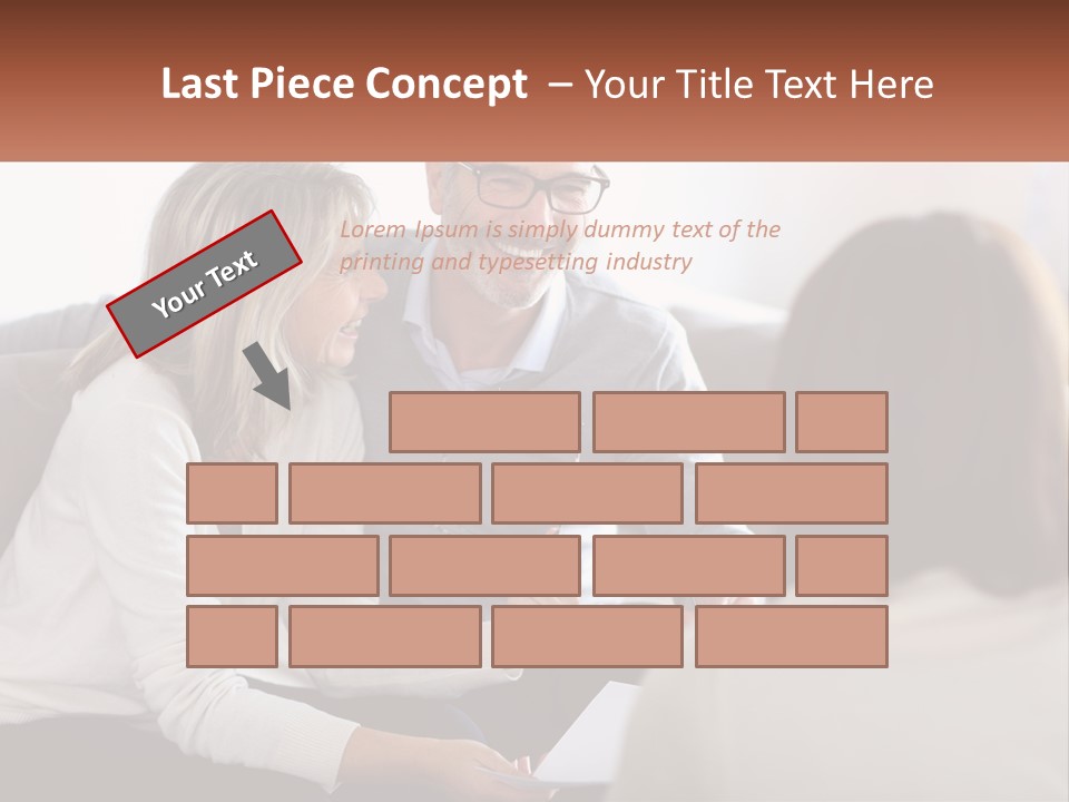 A Man And Woman Sitting On A Couch Talking To Each Other PowerPoint Template