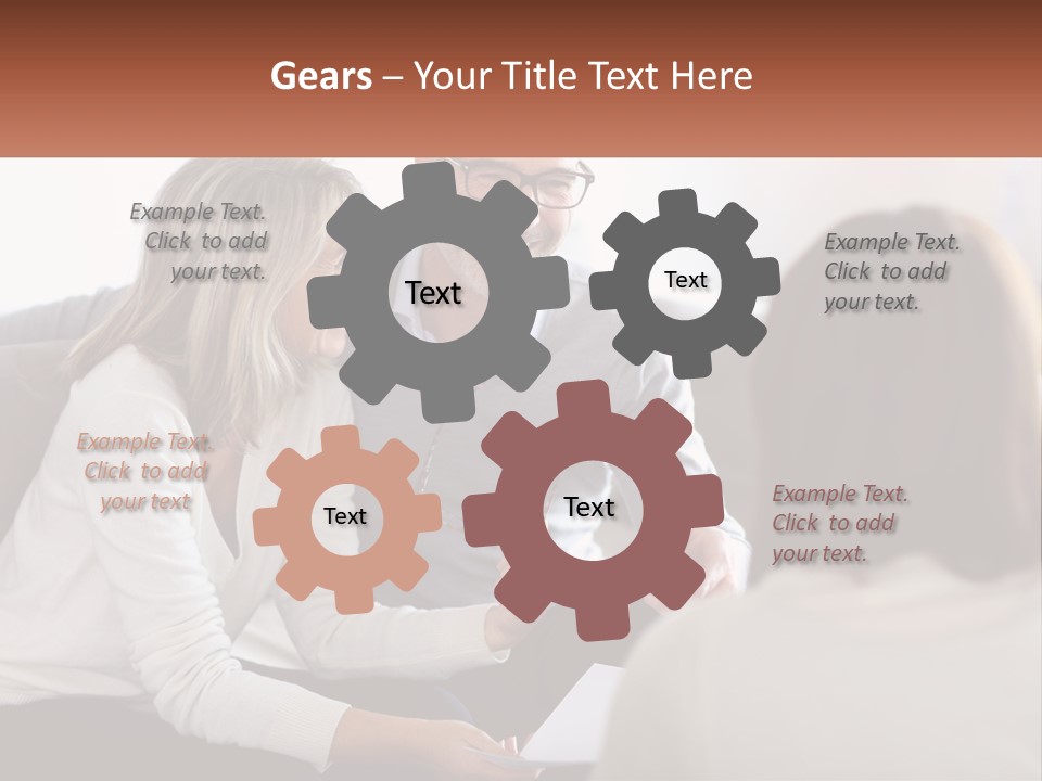 A Man And Woman Sitting On A Couch Talking To Each Other PowerPoint Template