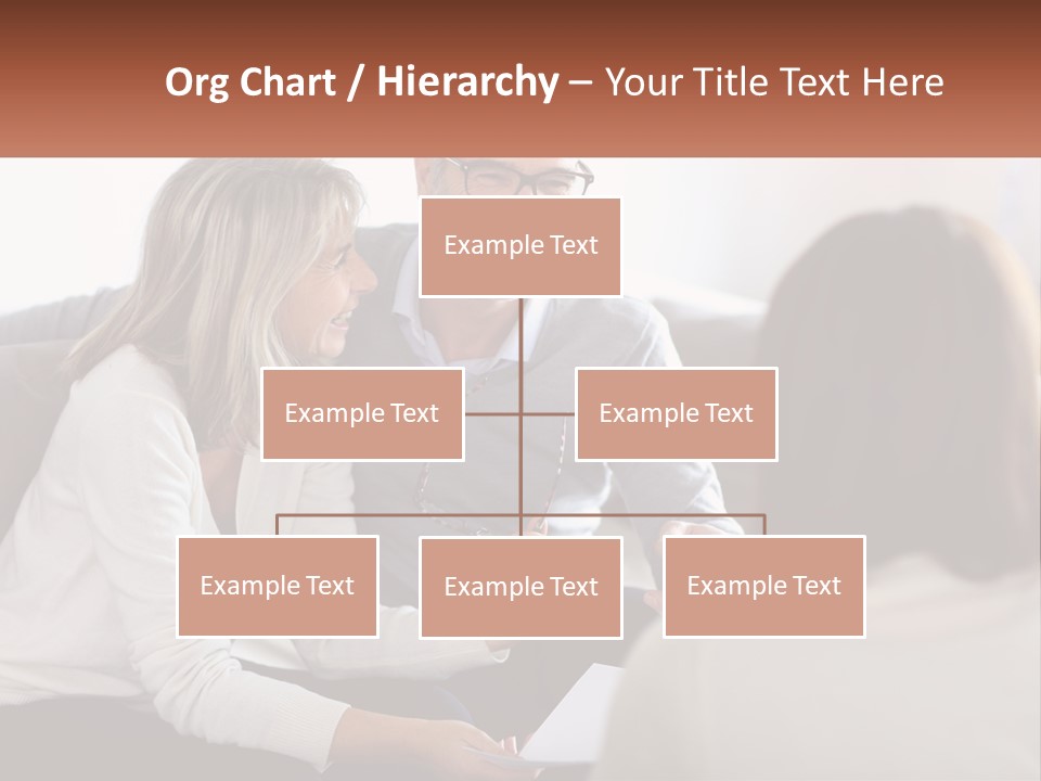 A Man And Woman Sitting On A Couch Talking To Each Other PowerPoint Template