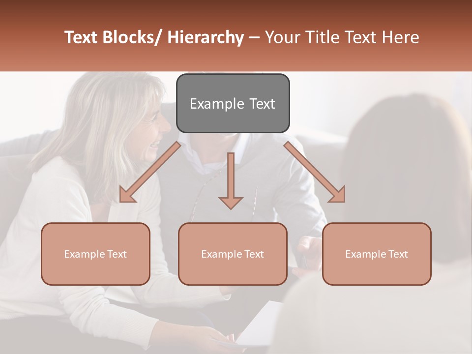 A Man And Woman Sitting On A Couch Talking To Each Other PowerPoint Template