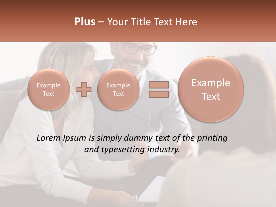 A Man And Woman Sitting On A Couch Talking To Each Other PowerPoint Template