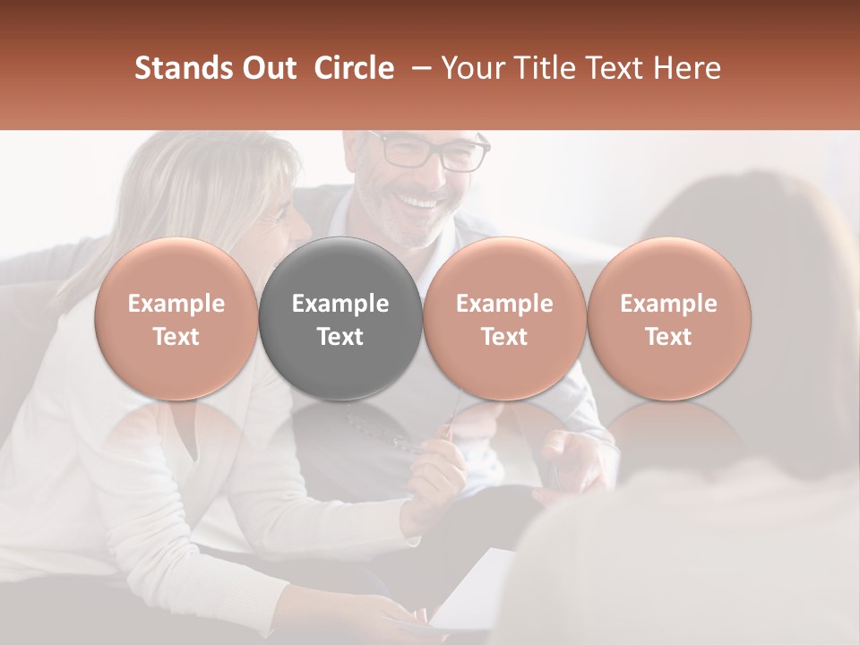 A Man And Woman Sitting On A Couch Talking To Each Other PowerPoint Template