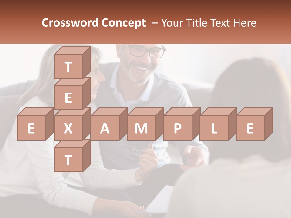 A Man And Woman Sitting On A Couch Talking To Each Other PowerPoint Template