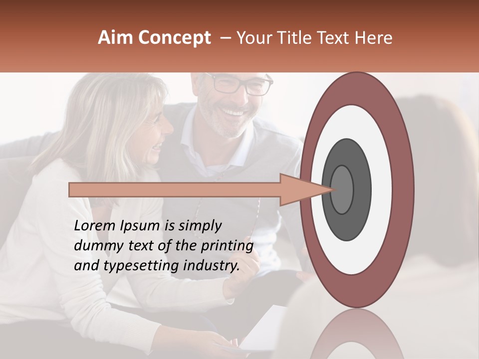 A Man And Woman Sitting On A Couch Talking To Each Other PowerPoint Template