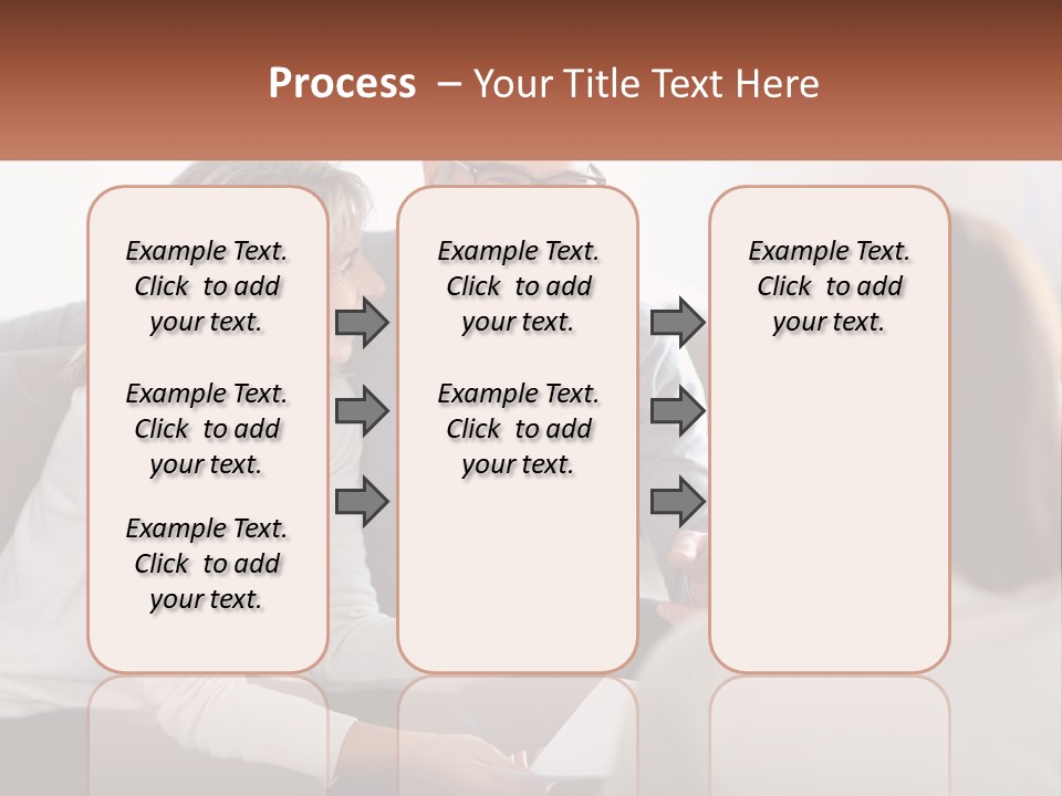 A Man And Woman Sitting On A Couch Talking To Each Other PowerPoint Template
