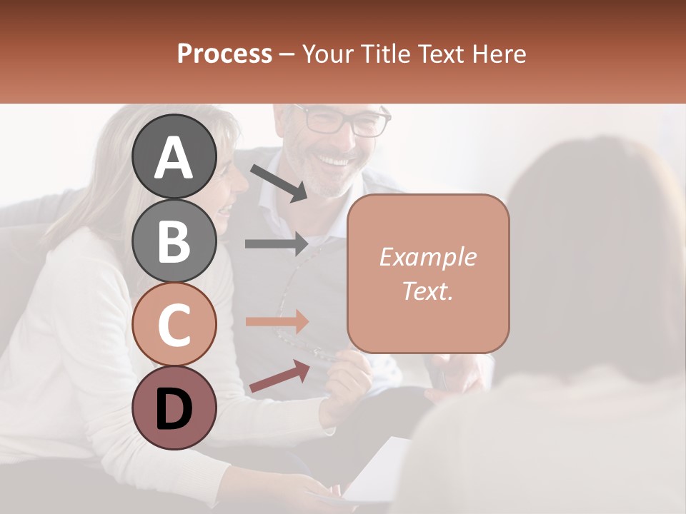 A Man And Woman Sitting On A Couch Talking To Each Other PowerPoint Template