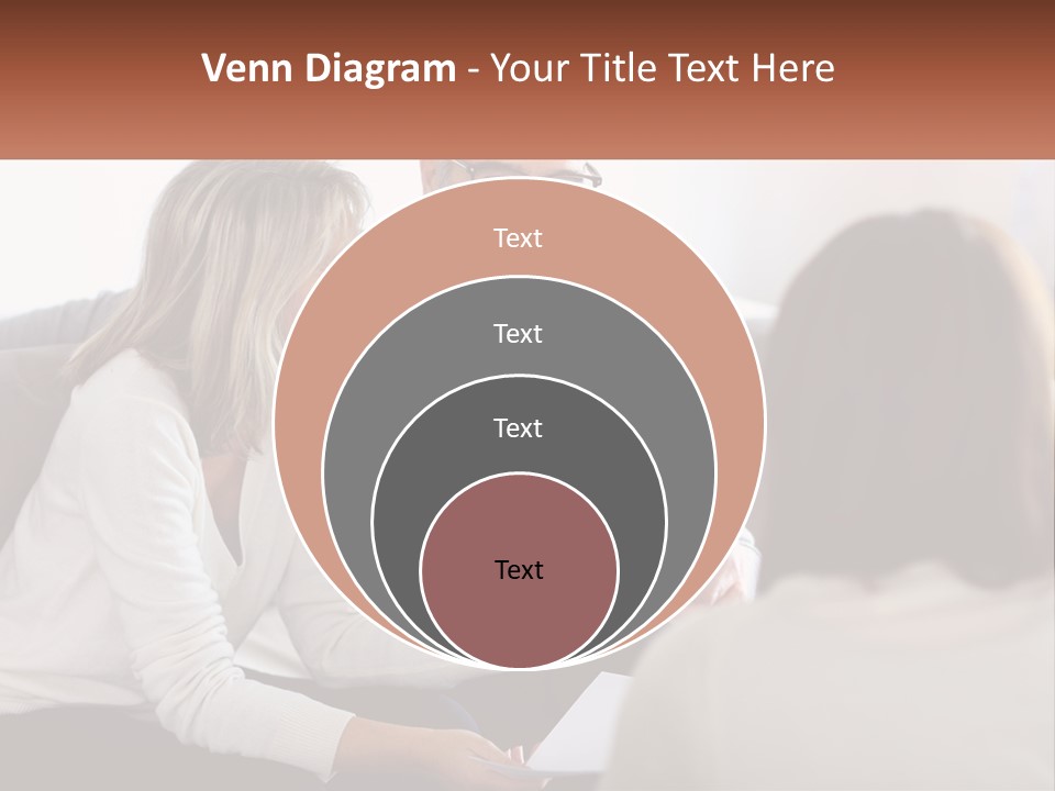 A Man And Woman Sitting On A Couch Talking To Each Other PowerPoint Template