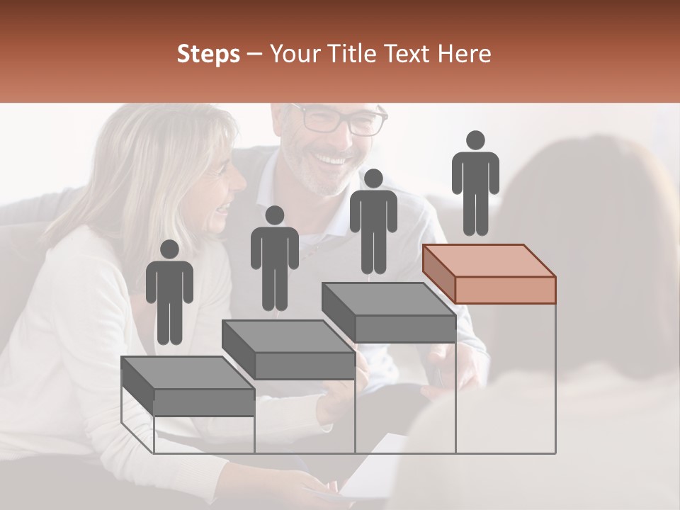 A Man And Woman Sitting On A Couch Talking To Each Other PowerPoint Template