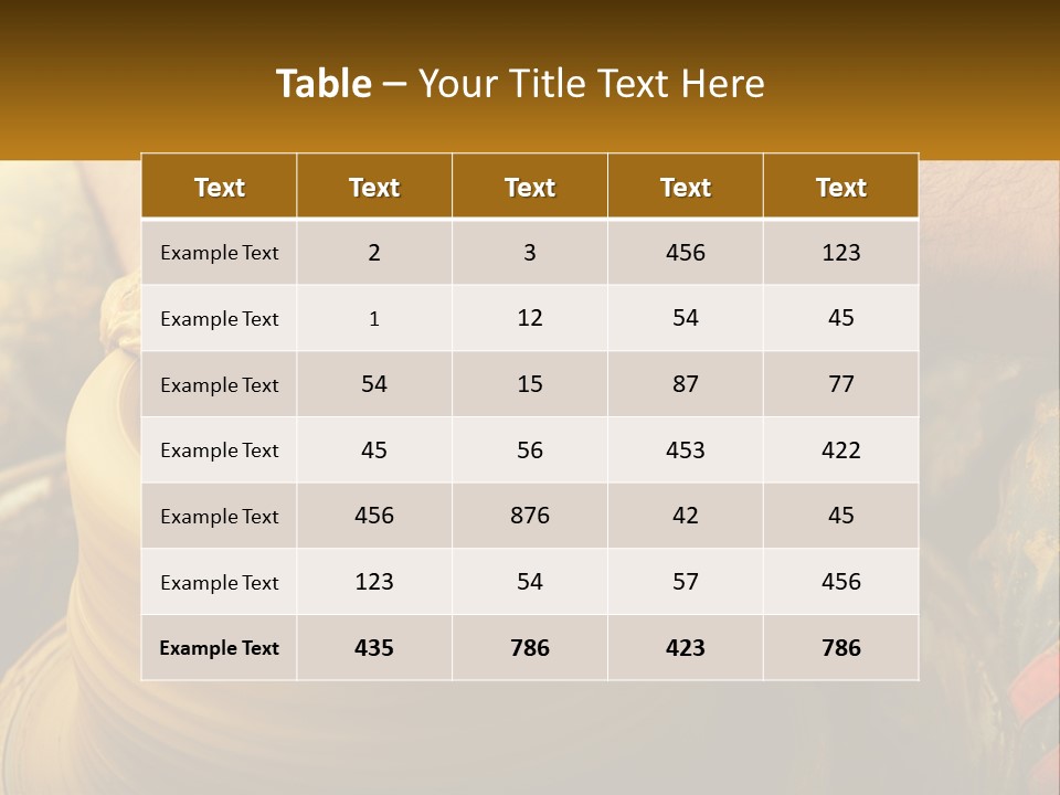 A Man Is Making A Pot On A Potter's Wheel PowerPoint Template
