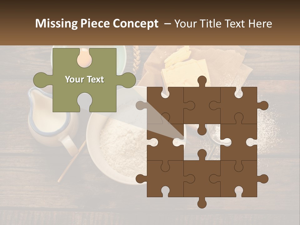 A Wooden Table Topped With Bowls Of Food PowerPoint Template