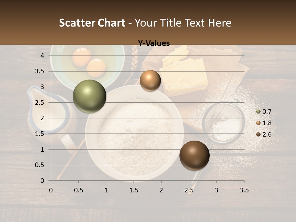A Wooden Table Topped With Bowls Of Food PowerPoint Template