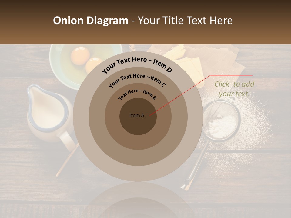 A Wooden Table Topped With Bowls Of Food PowerPoint Template