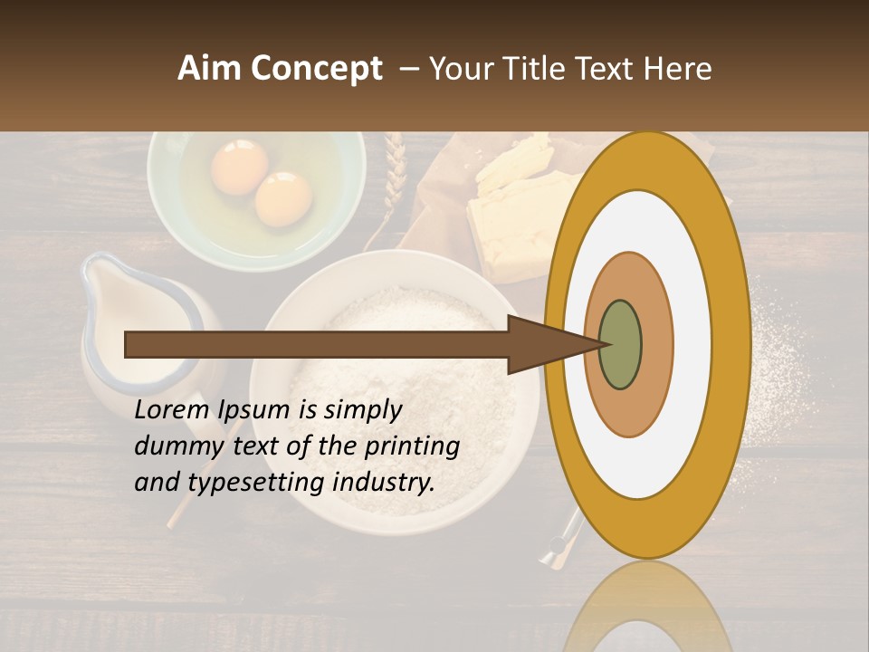 A Wooden Table Topped With Bowls Of Food PowerPoint Template