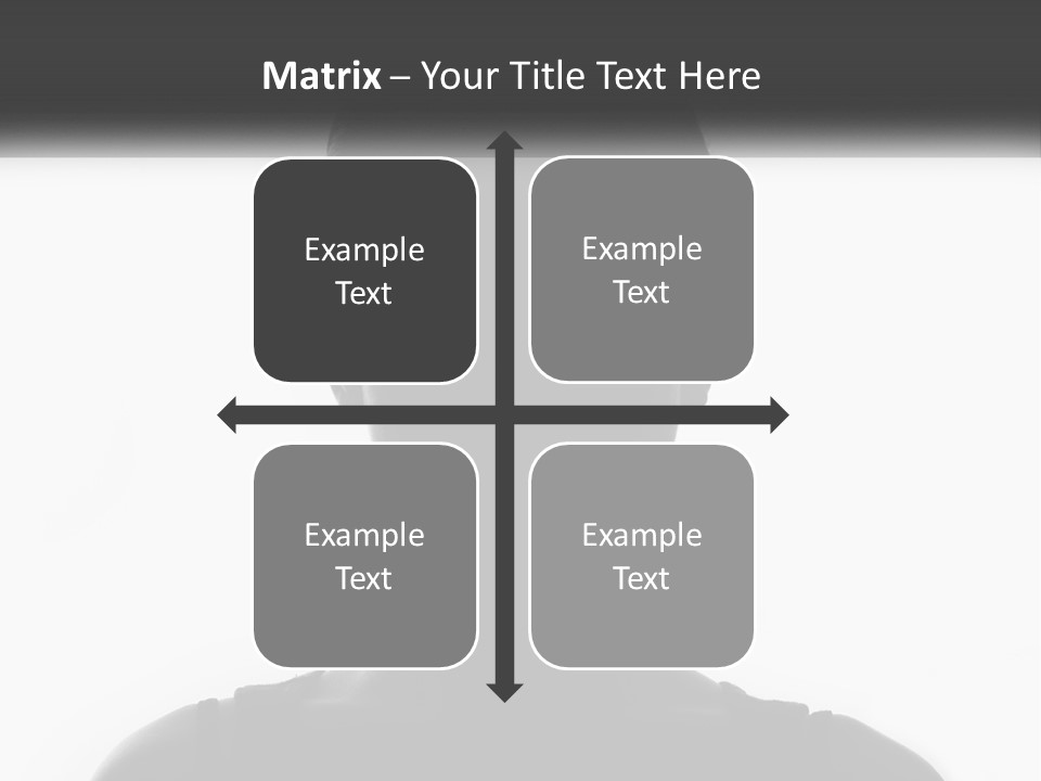 A Black And White Photo Of A Woman's Face PowerPoint Template